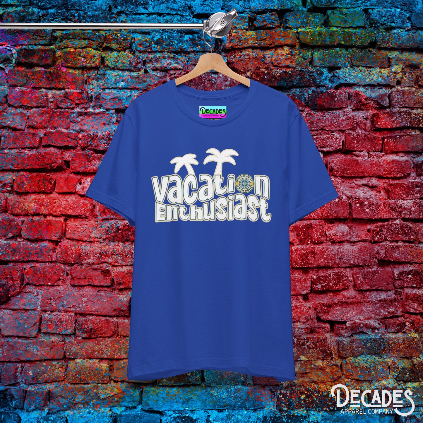 Vacation Enthusiast Graphic Tee - Holmes Away From Home Travel Channel Merch