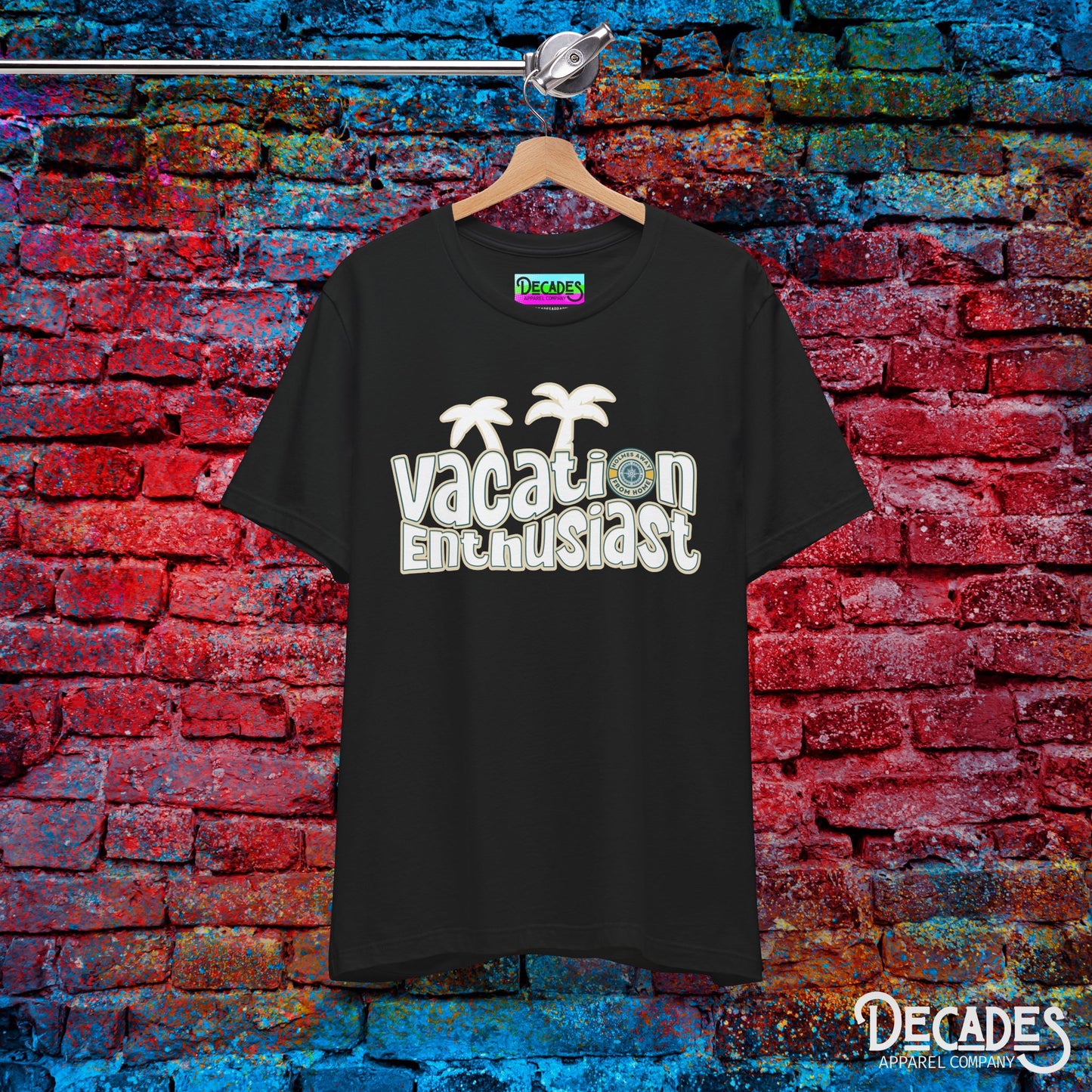 Vacation Enthusiast Graphic Tee - Holmes Away From Home Travel Channel Merch
