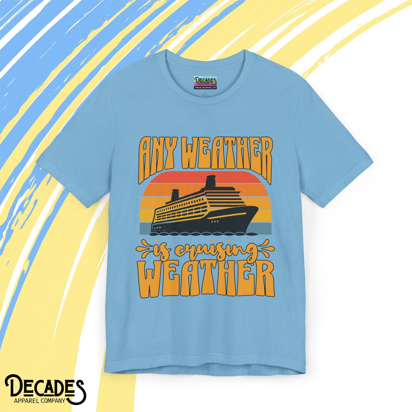 Cruising Weather Unisex Tee - Perfect for Travel Lovers