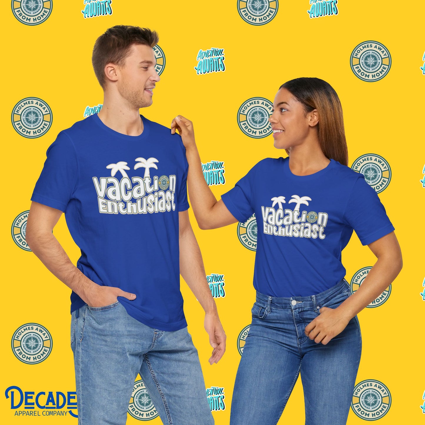 Vacation Enthusiast Graphic Tee - Holmes Away From Home Travel Channel Merch